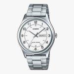 ساعة رجالي MTP-V006D-7B2 كاسيو ، casio watch ، ضد الماء ، مزودة بتاريخ ويوم ، 3 عقارب (ساعة - دقيقة - ثانية)